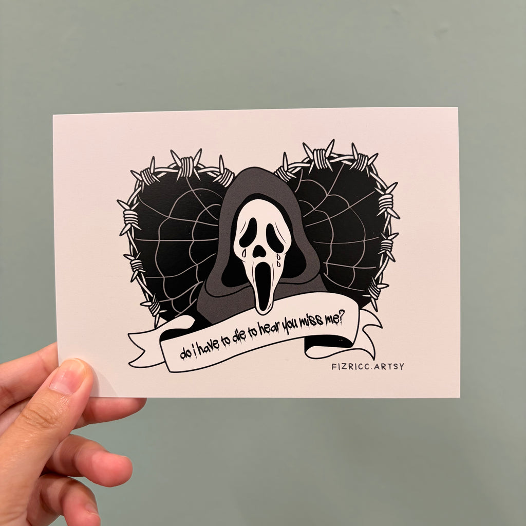 "Emo Ghostface" Art Print | Fizricc.artsy