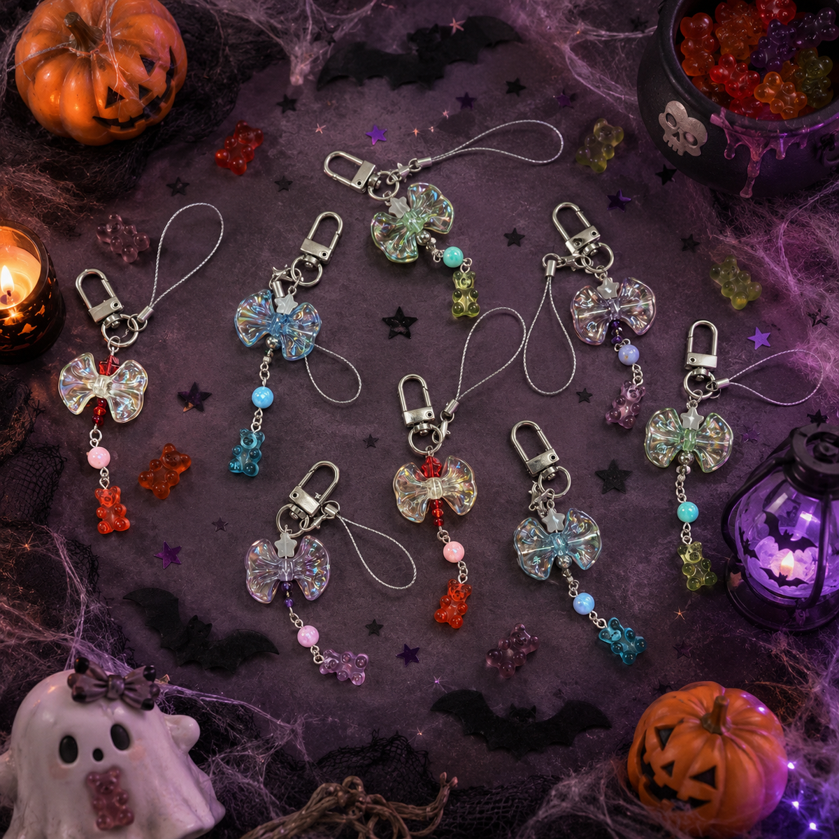 "Gummy Chic" Series Mobile Straps / Keychain (Handmade) | rotten trinkets
