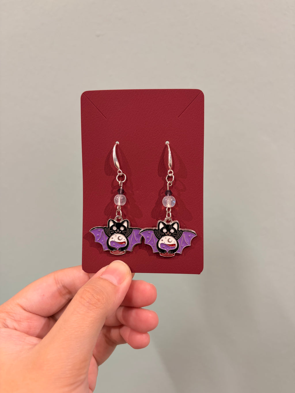 "Meowdium" Earrings (Handmade) | rotten trinkets