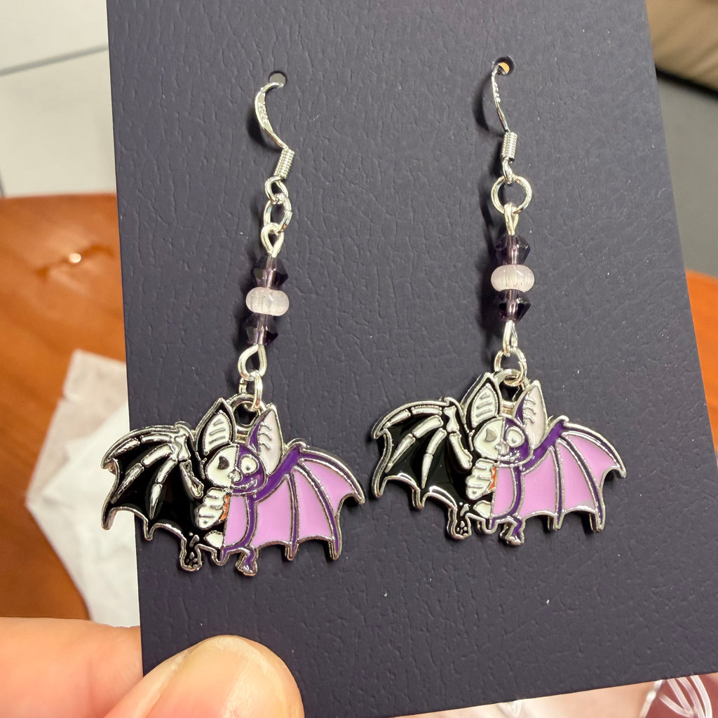 "Bat Country" Earrings (Handmade) | rotten trinkets