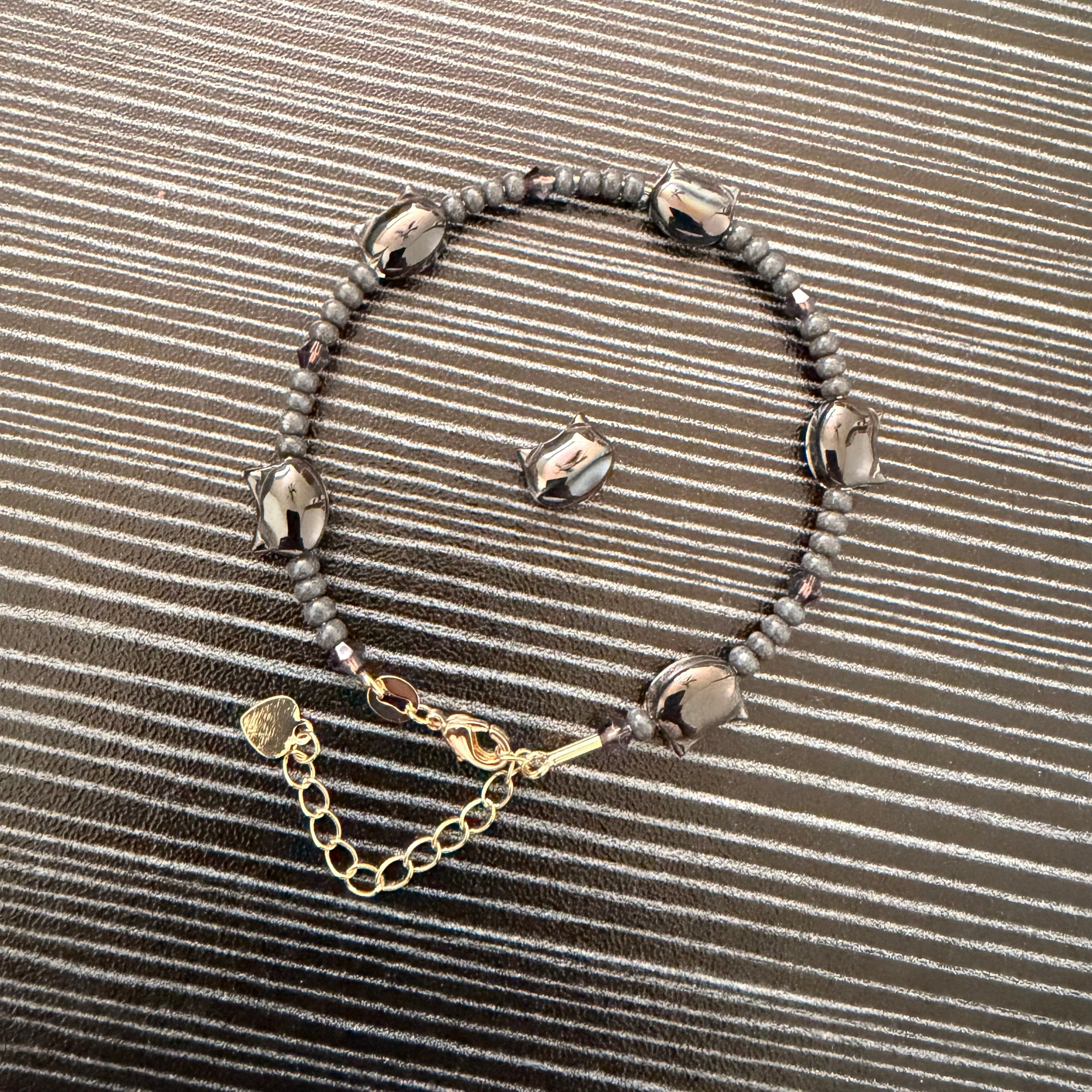 Feline Fatale Bracelet - 2 Colours (Handmade) | rotten trinkets