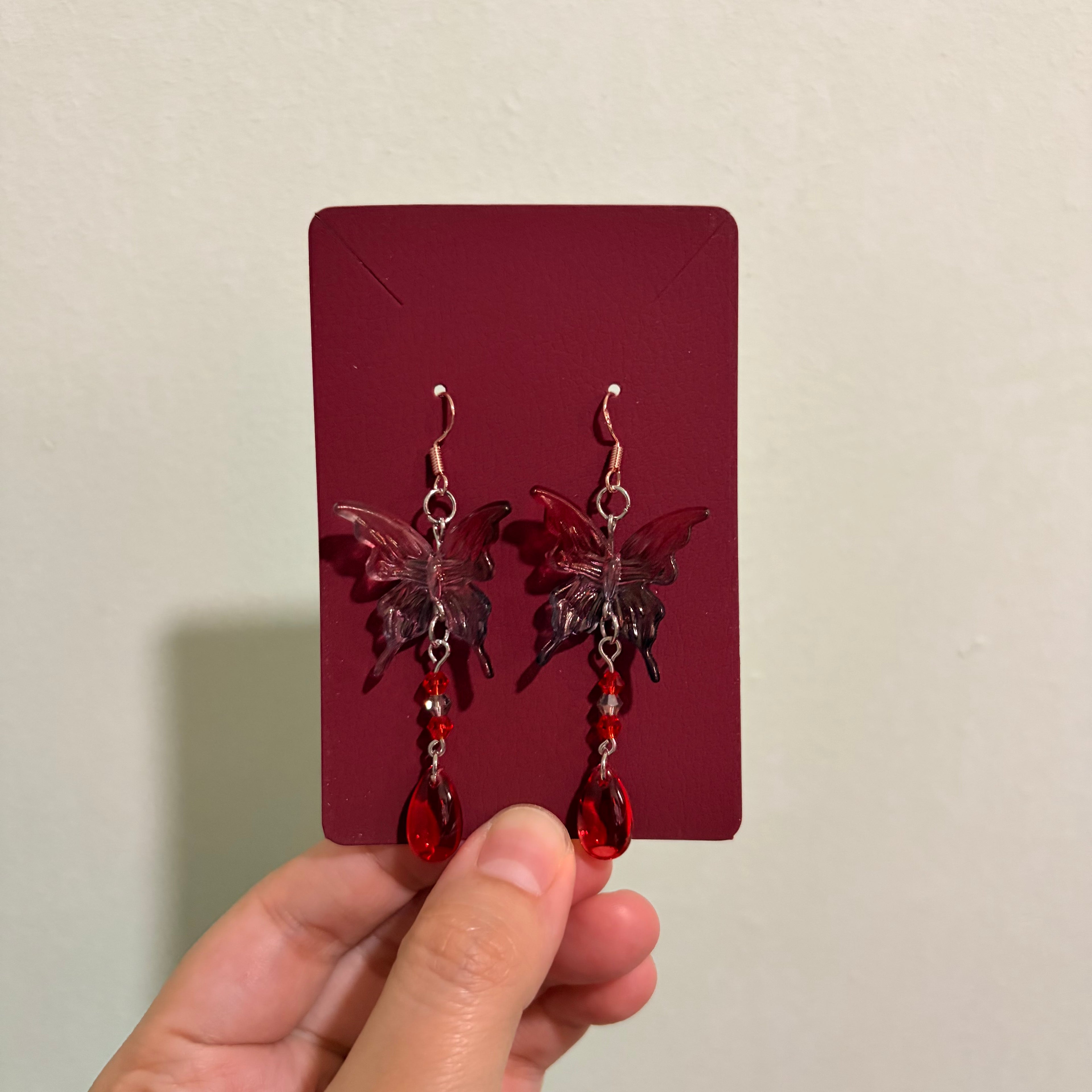 chōchō series Earrings [蝶々] (Handmade) -  Style 3 | rotten trinkets