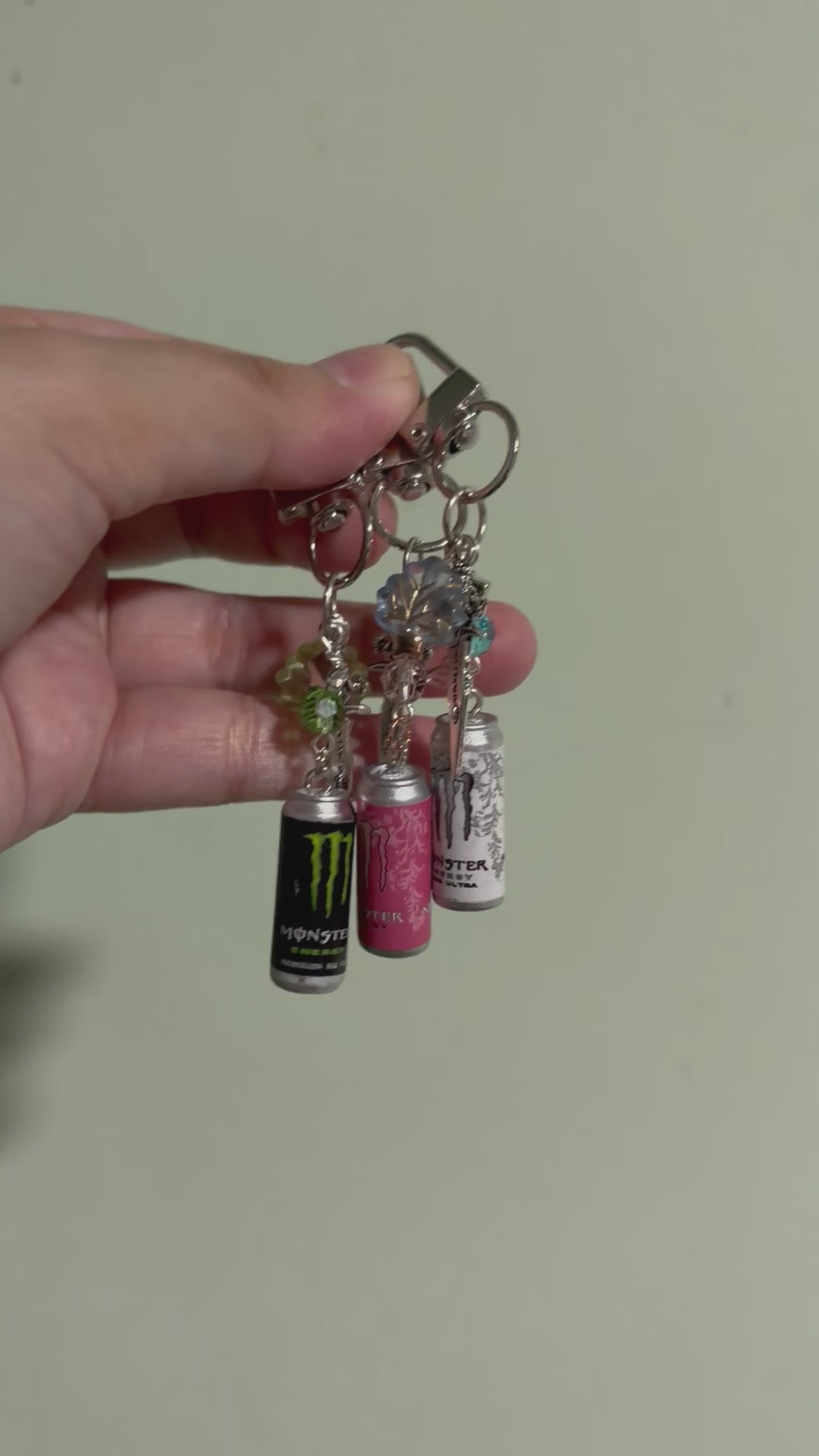 "Monstruo Energía" Series Mobile Straps / Keychains (Handmade) | rotten trinkets